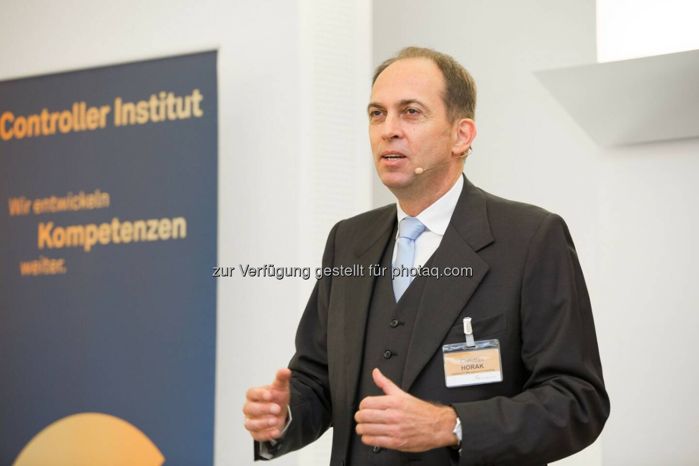 Christian Horak (Fachlicher Leiter des Kongresses und Partner Contrast EY Management Consulting) : 23. NPO-Kongress - Digitalisierung: Wunschtraum oder Albtraum? Fotocredit: Controller Institut/APA-Fotoservice/Juhasz