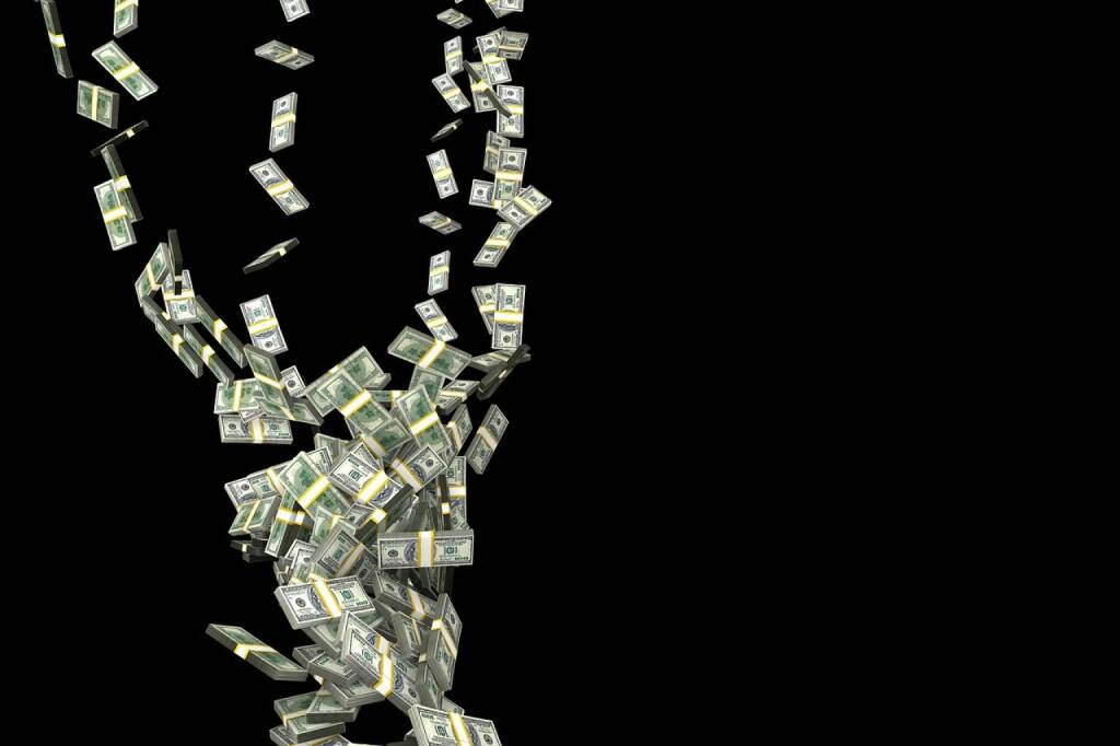 Geld - Dollar - US-Dollar - Verschwenden - (Bild: Pixabay/PublicDomainPictures https://pixabay.com/de/herbst-hurrikan-geld-finanzen-163496/ ) (25.10.2016) 