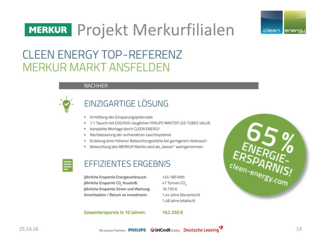 Cleen Energy - Merkur (25.10.2016) 