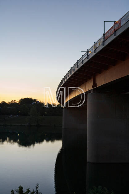 Alte Donau, Abend, Wien, © Martina Draper (15.12.2012) 