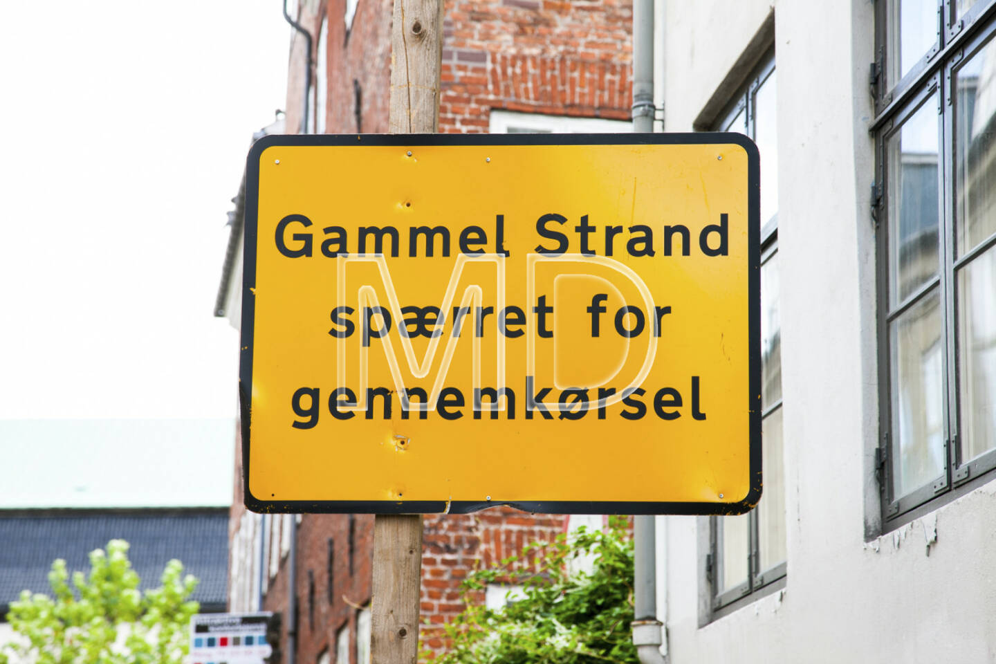 Strassenschild Malmö, Gammel Strand