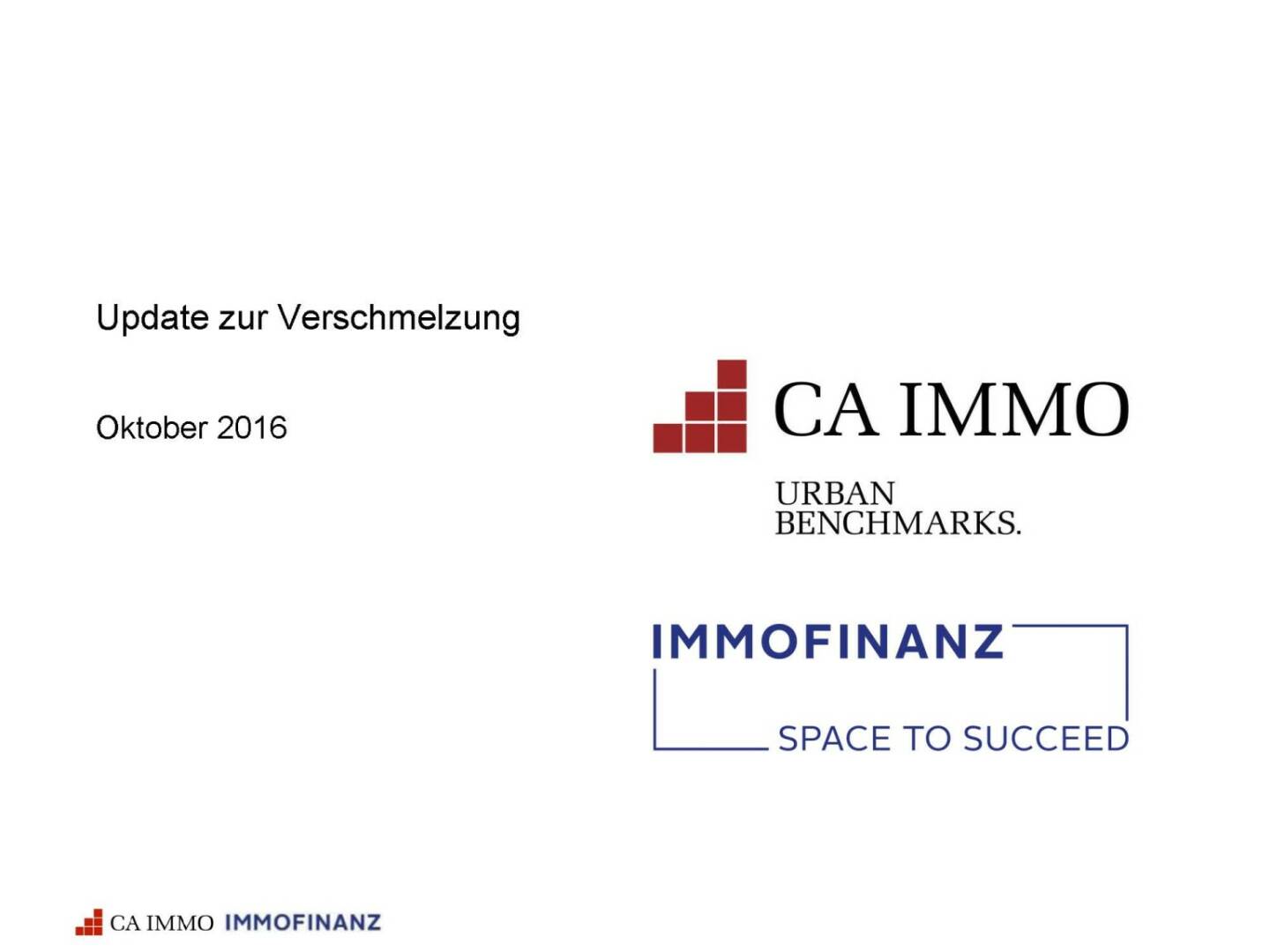 Immofinanz - Update Verschmelzung CA Immo