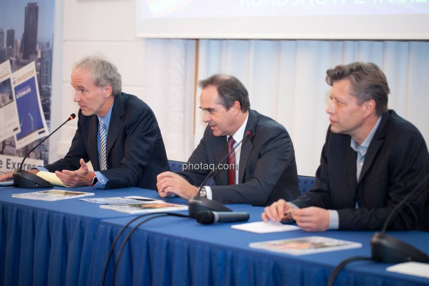 Christian Drastil (BSN), Wolfgang Matejka (Matejka & Partner), Robert Gillinger (Börse Express)