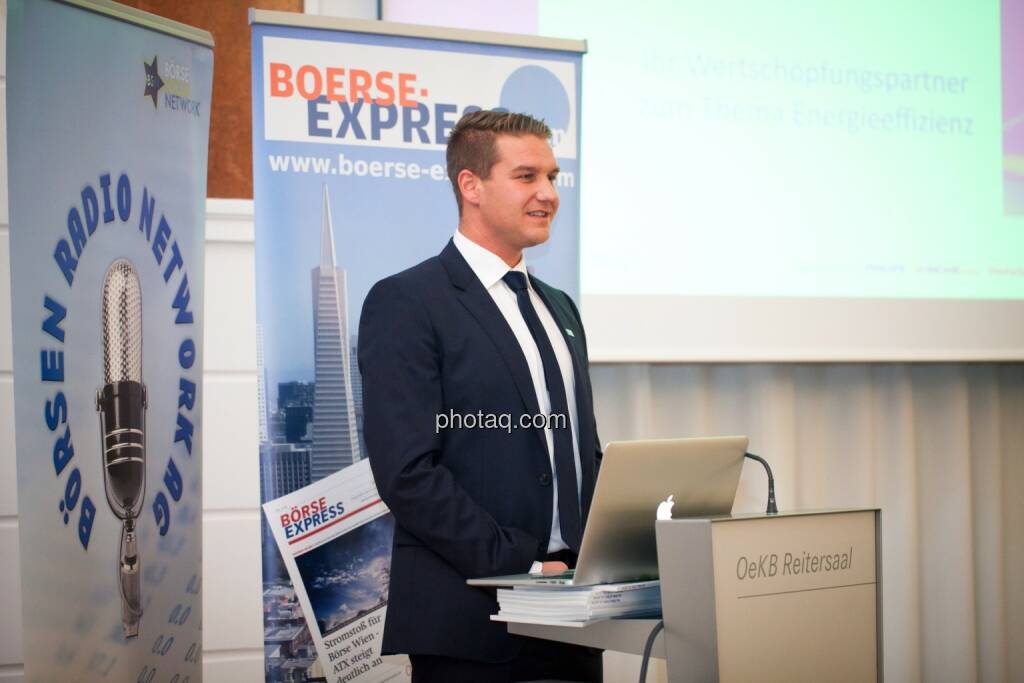 Lukas Scherzenlehner (Cleen Energy), © Michaela Mejta (25.10.2016) 