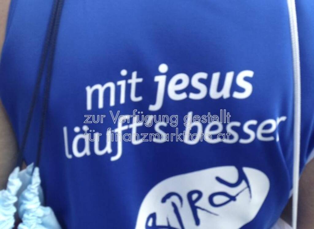 T-Shirt: Mit Jesus läuft`s besser als Runshirt (01.05.2013) 