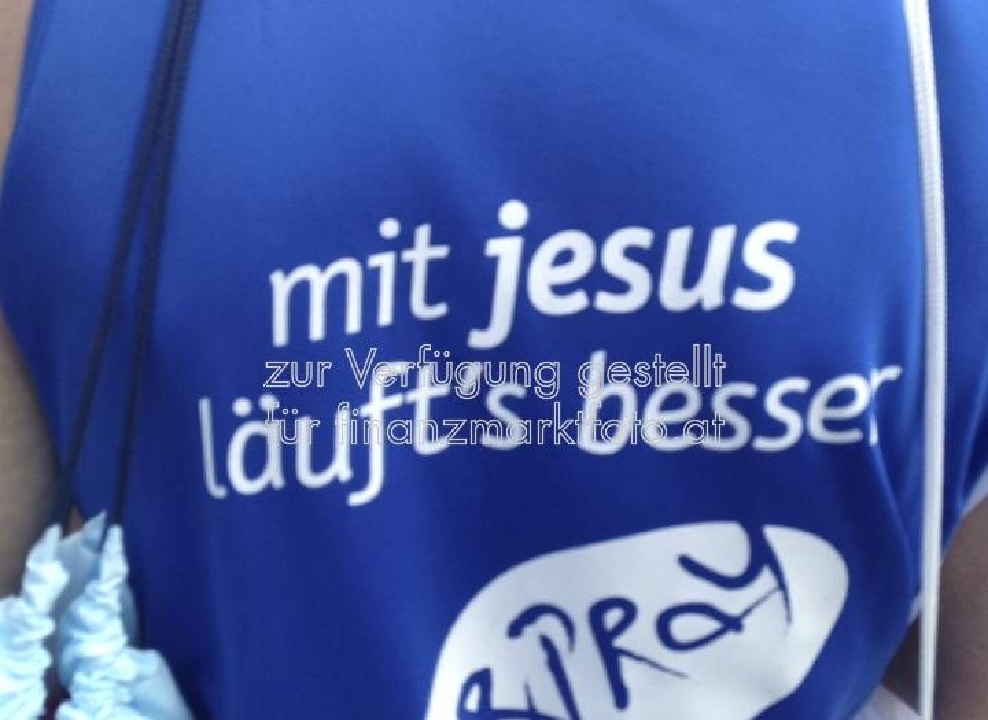 T-Shirt: Mit Jesus läuft`s besser als Runshirt