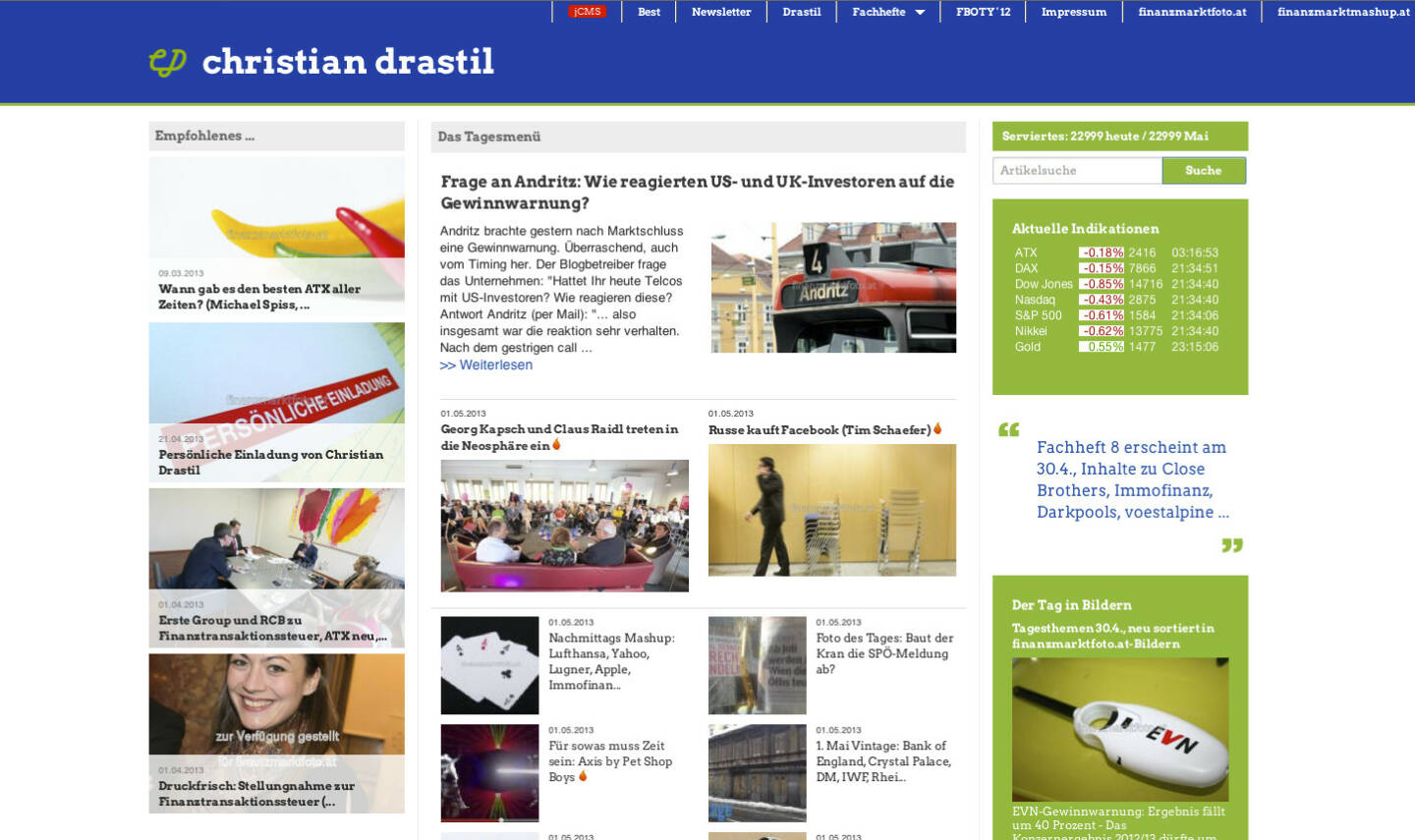 http://www.christian-drastil.com am 1.5.2013 Abends