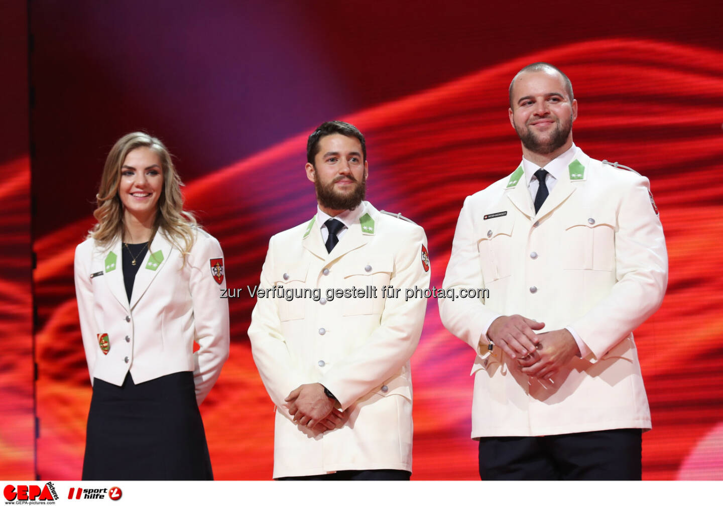 Ivona Dadic, Benjamin Maier and Lukas Weisshaidinger (AUT) Photo: GEPA pictures/ Christian Walgram