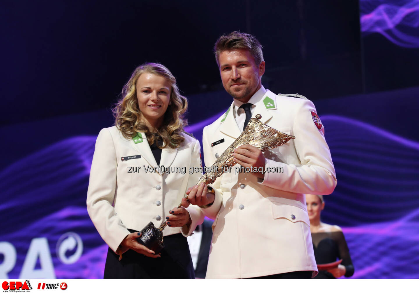 Tanja Frank and Thomas Zajac (AUT) Photo: GEPA pictures/ Christian Walgram