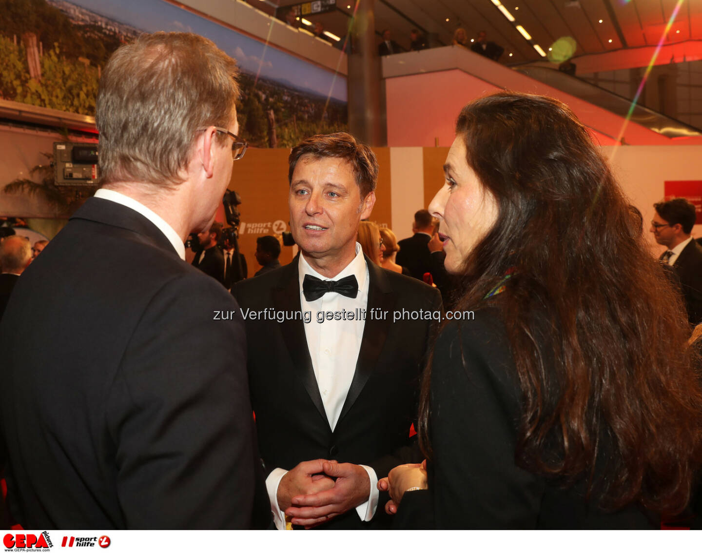 Harald Bauer (Sporthilfe) and guests Photo: GEPA pictures/ Hans Oberlaender