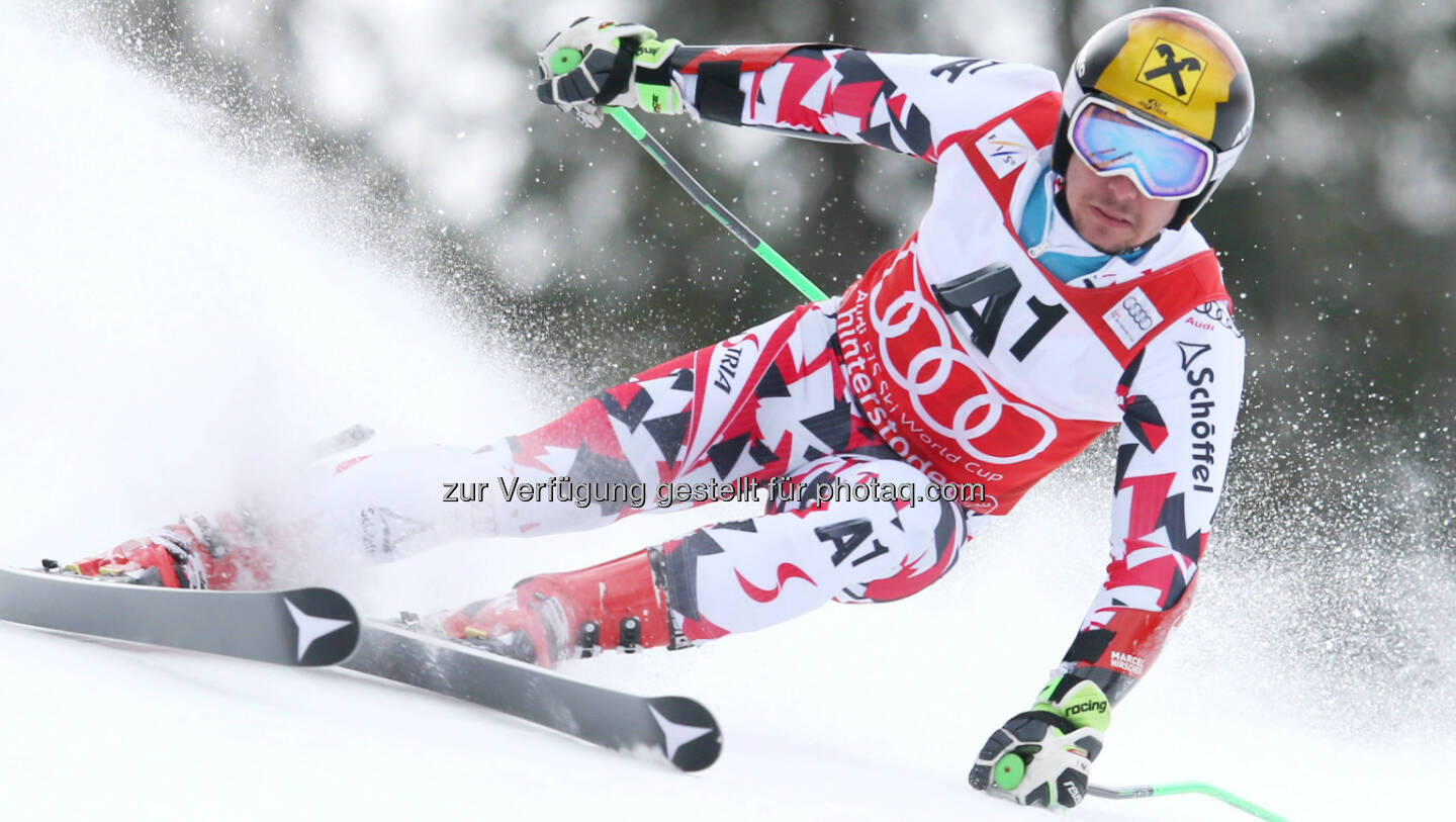 HINTERSTODER,AUSTRIA,26.FEB.16 - ALPINE SKIING -FIS World Cup, giant slalom, men. Image shows Marcel Hirscher (AUT). - Wiens mobiles Kinderhospiz MOMO: Prominente Charity-Auktion für Kinderhospiz MOMO (Fotograf: GEPA pictures/ Andreas Pranter)