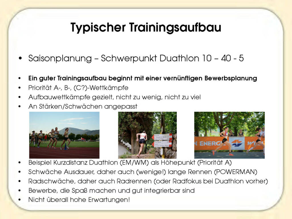 Typischer Trainingsaufbau - Sandrina Illes (15.11.2016) 