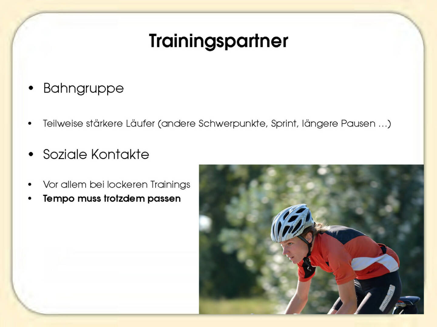 Trainingspartner - Sandrina Illes