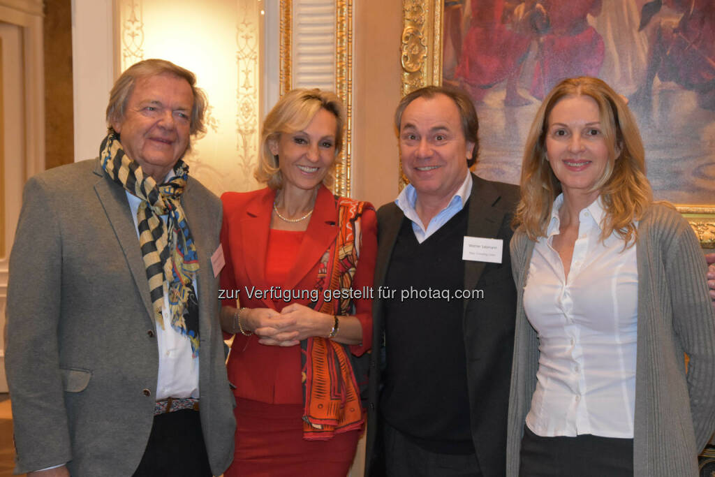 Albert Hochleitner, Isabella de Krassny, Werner Salzmann, Sabine Duchaczek (Bild: familyofficeday.at) (20.11.2016) 