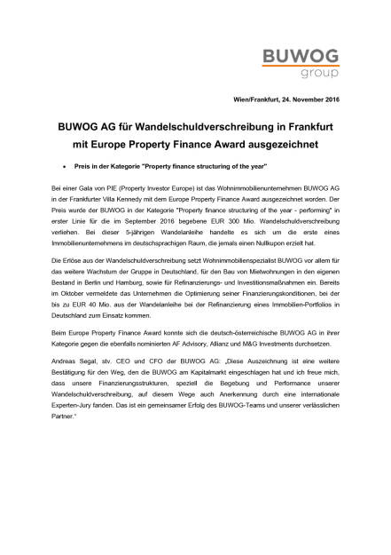 Buwog mit Europe Property Finance Award ausgezeichnet, Seite 1/2, komplettes Dokument unter http://boerse-social.com/static/uploads/file_1993_buwog_mit_europe_property_finance_award_ausgezeichnet.pdf (24.11.2016) 