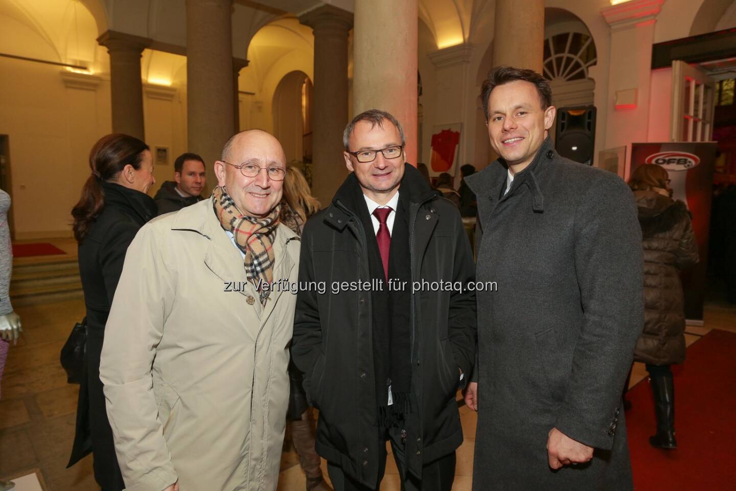 Ludwig Nießen, Fritz Strobl, Christoph Boschan - Wiener Börse Punsch 2016