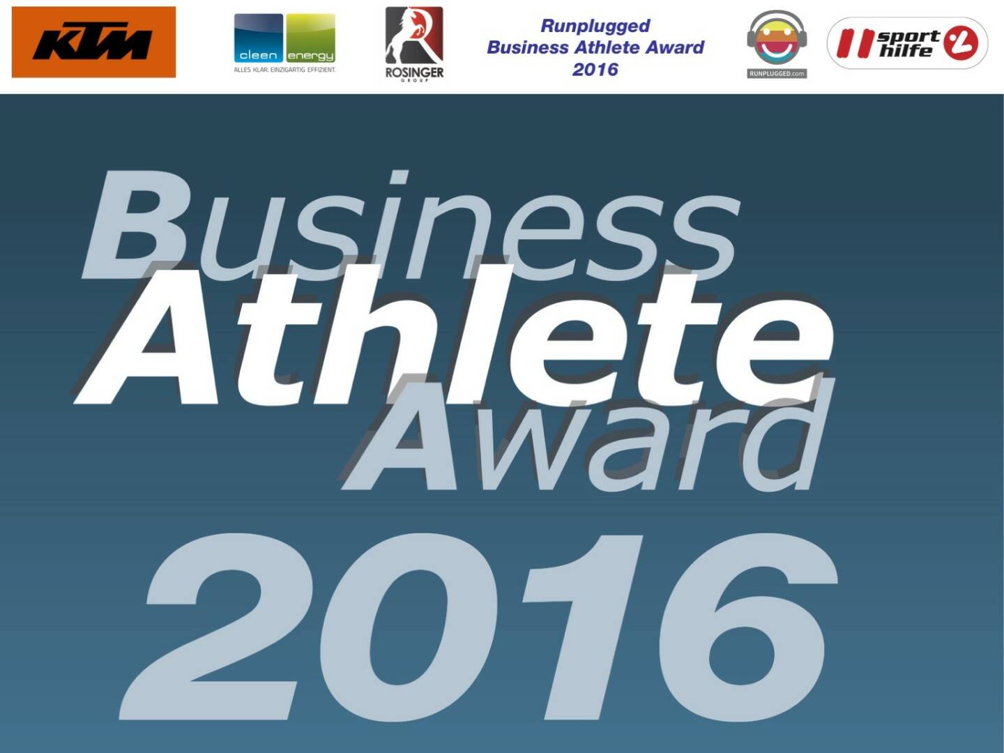 Business Athelete Award 2016