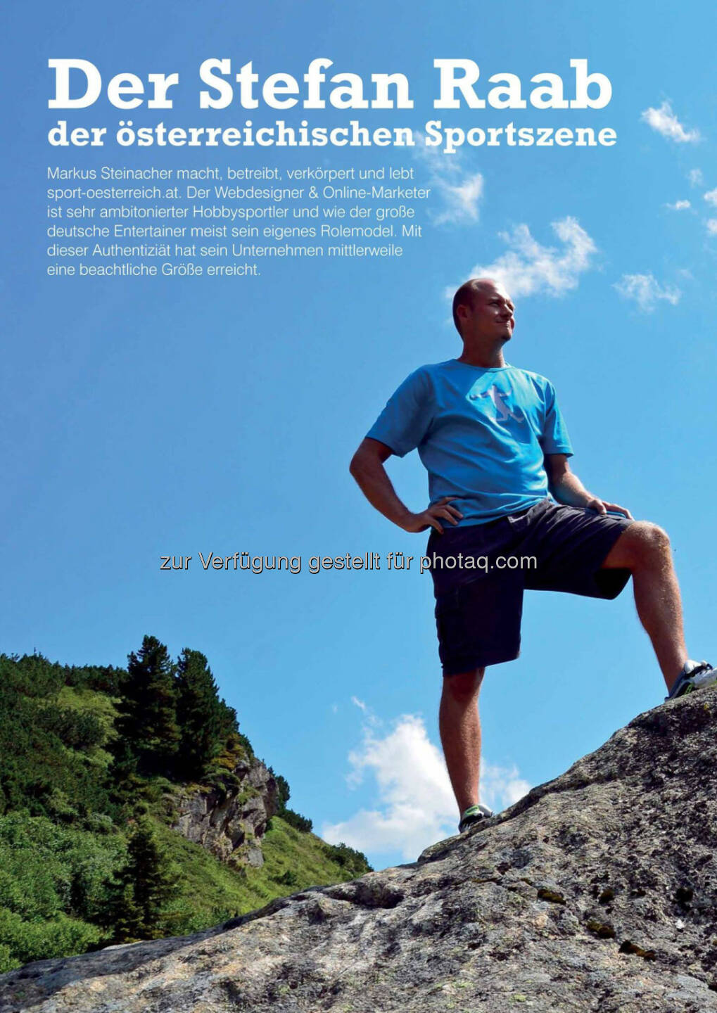 Markus Steinacher im Business Athlete Award Magazine 