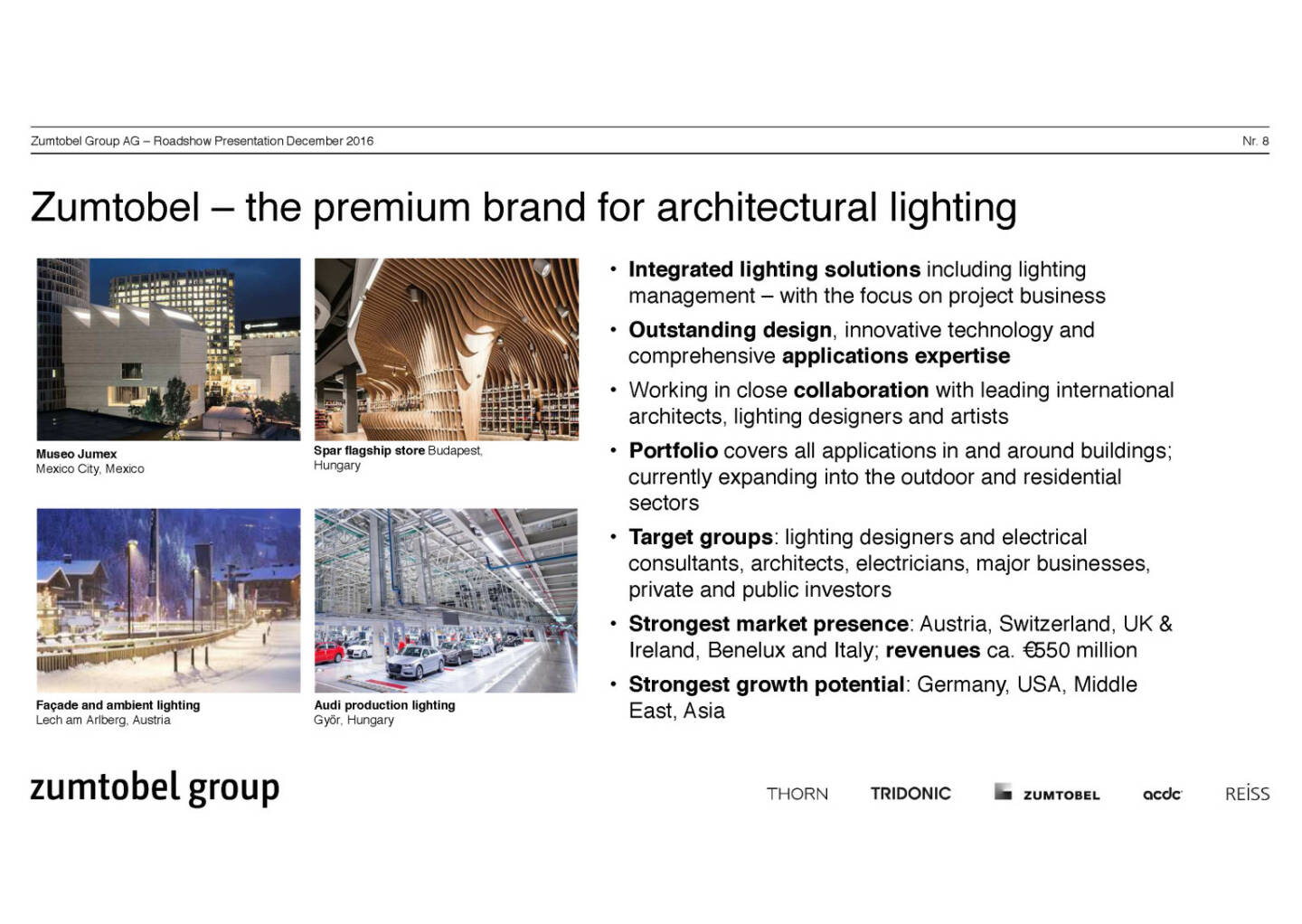 Zumtobel Group - premium brand