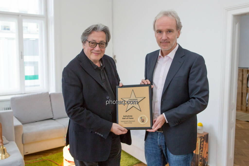 Ferdinand Lacina (Finanzminister aD), Christian Drastil (BSN), © Martina Draper/photaq (08.12.2016) 