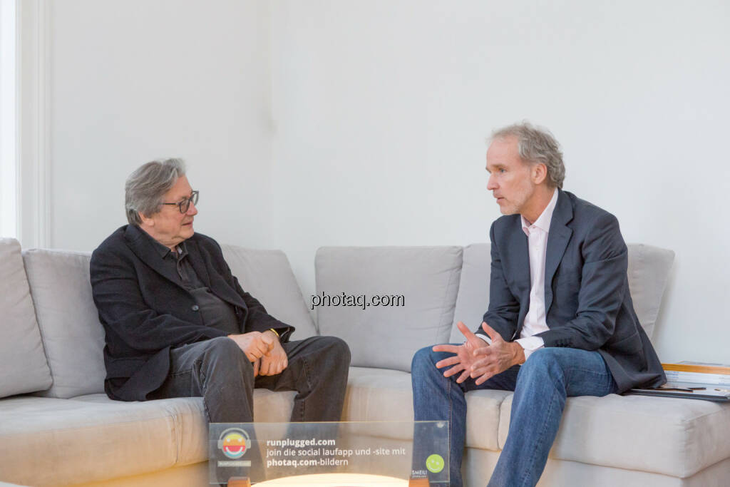 Ferdinand Lacina (Finanzminister aD), Christian Drastil (BSN), © Martina Draper/photaq (08.12.2016) 