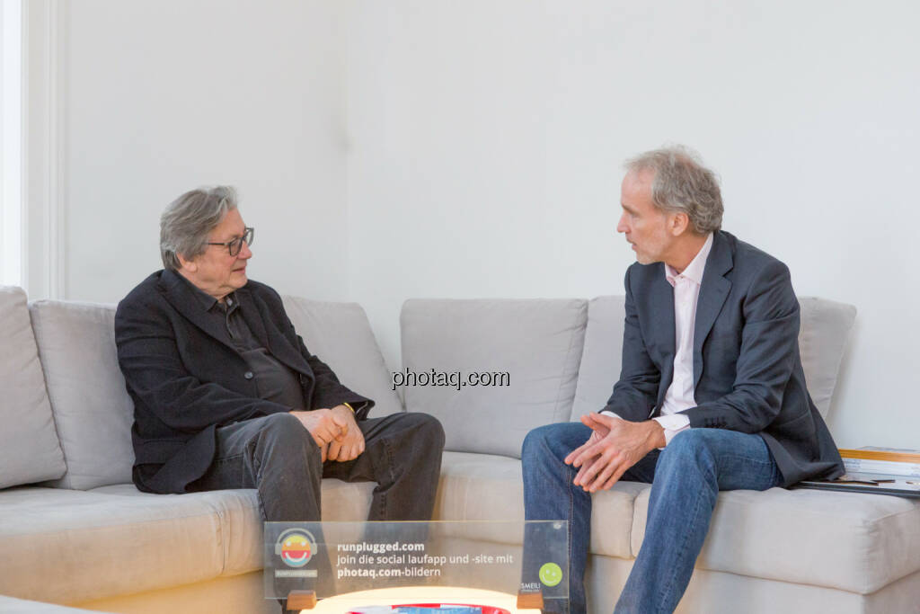 Ferdinand Lacina (Finanzminister aD), Christian Drastil (BSN), © Martina Draper/photaq (08.12.2016) 