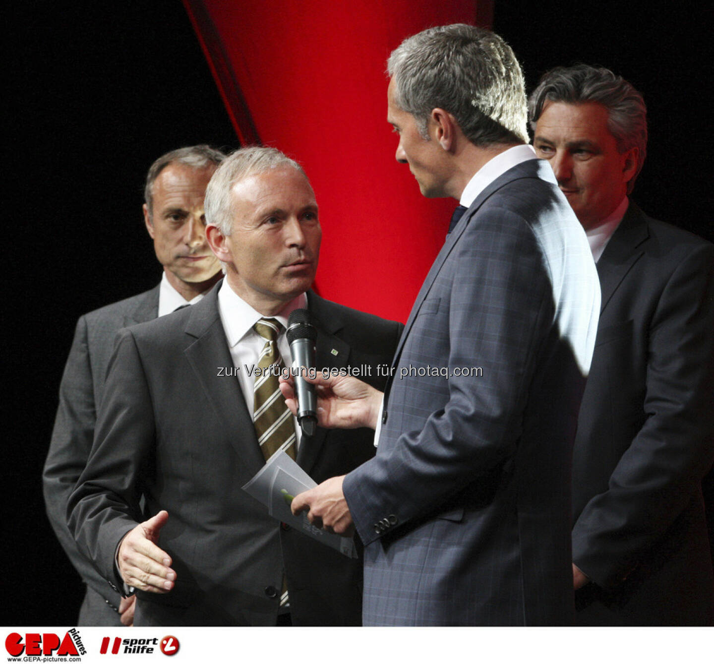 Praesident Christian Purrer (ASVOE Steiermark) und Moderator Rainer Pariasek, Foto: GEPA pictures/ Markus Oberlaender