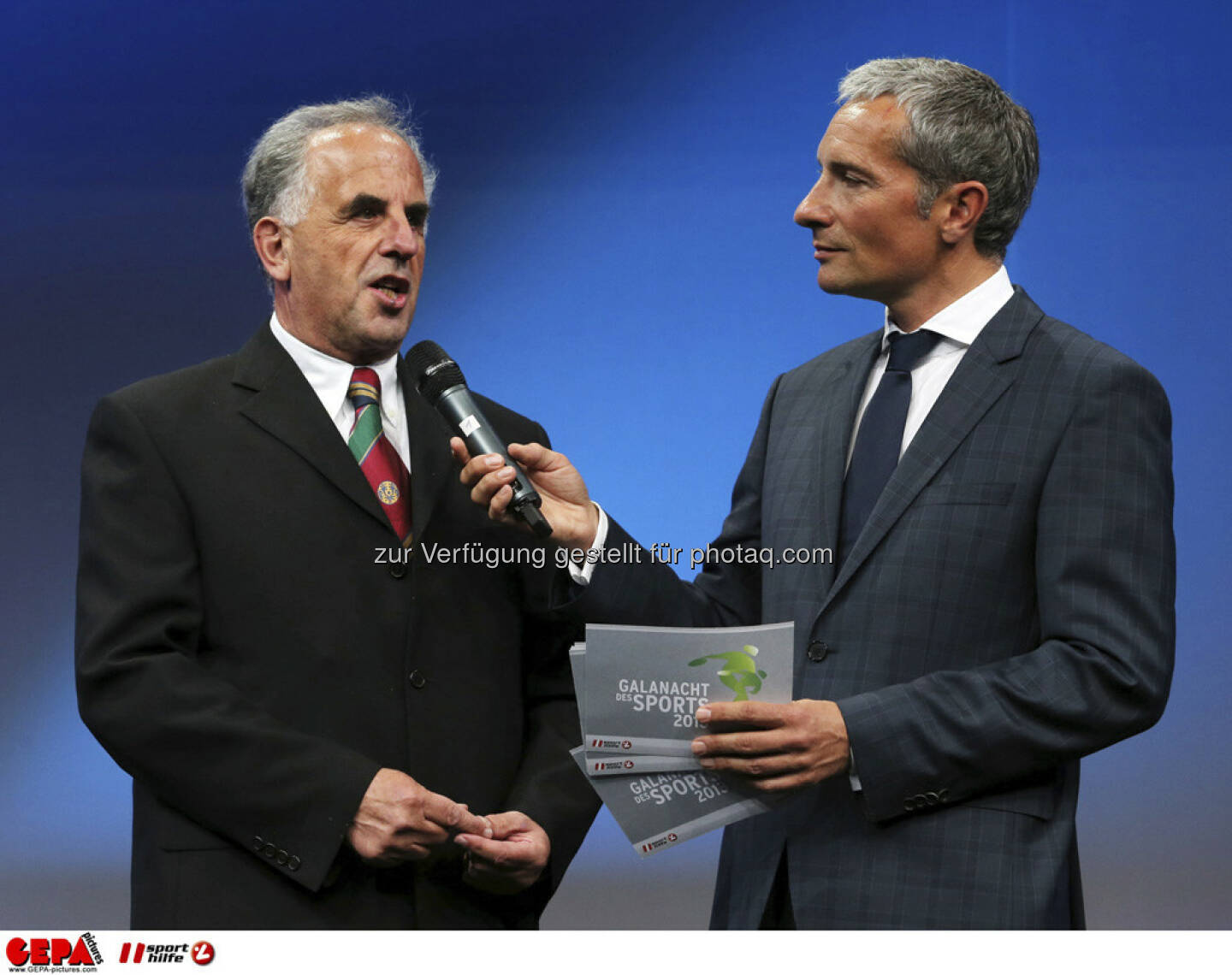 Helmuth Lexer (Steirischer Skiverband) und Moderator Rainer Pariasek, Foto: GEPA pictures/ Markus Oberlaender