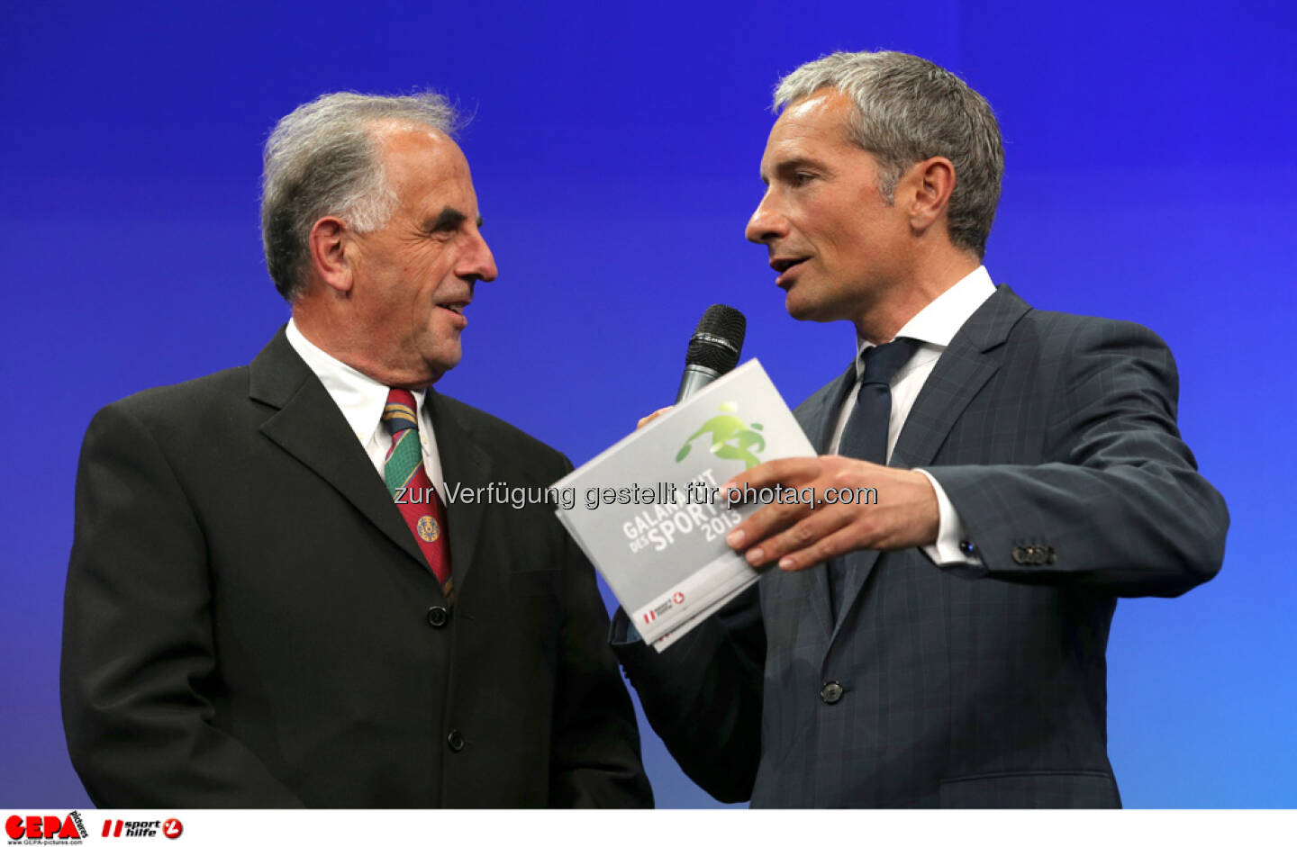 Praesident Helmuth Lexer (Steirischer Skiverband) und Moderator Rainer Pariasek, Foto: GEPA pictures/ Markus Oberlaender