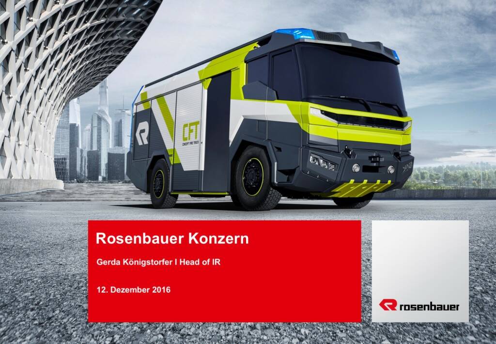 Rosenbauer Konzern Präsentation (12.12.2016) 