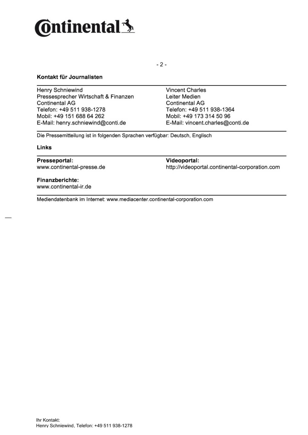 Continental: Mandat von Vorstandsmitglied Ariane Reinhart verlängert, Seite 2/2, komplettes Dokument unter http://boerse-social.com/static/uploads/file_2015_continental_mandat_von_vorstandsmitglied_ariane_reinhart_verlangert.pdf