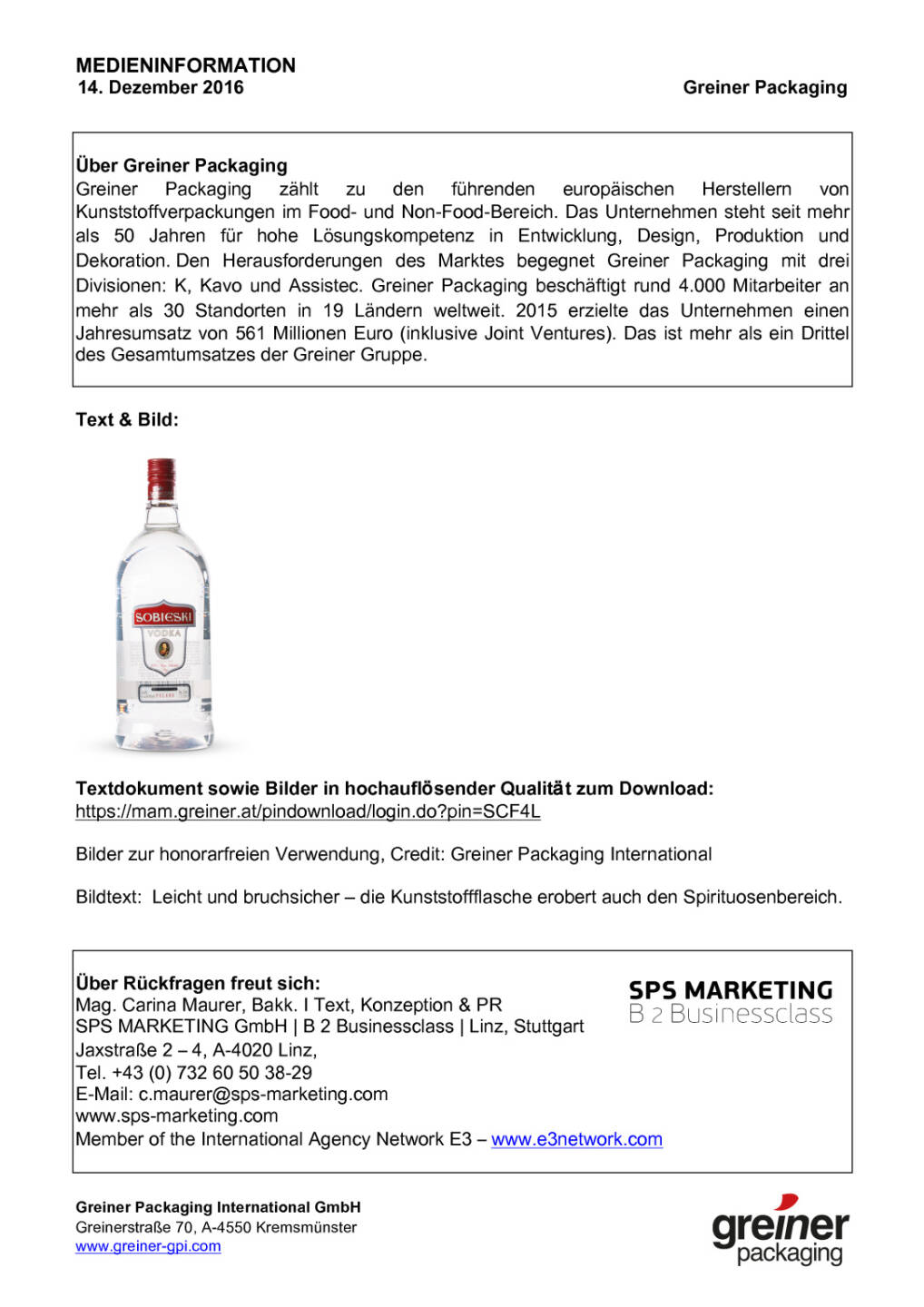 Greiner Packaging: Vodka in der Kunststoffflasche, Seite 2/2, komplettes Dokument unter http://boerse-social.com/static/uploads/file_2017_greiner_packaging_vodka_in_der_kunststoffflasche.pdf