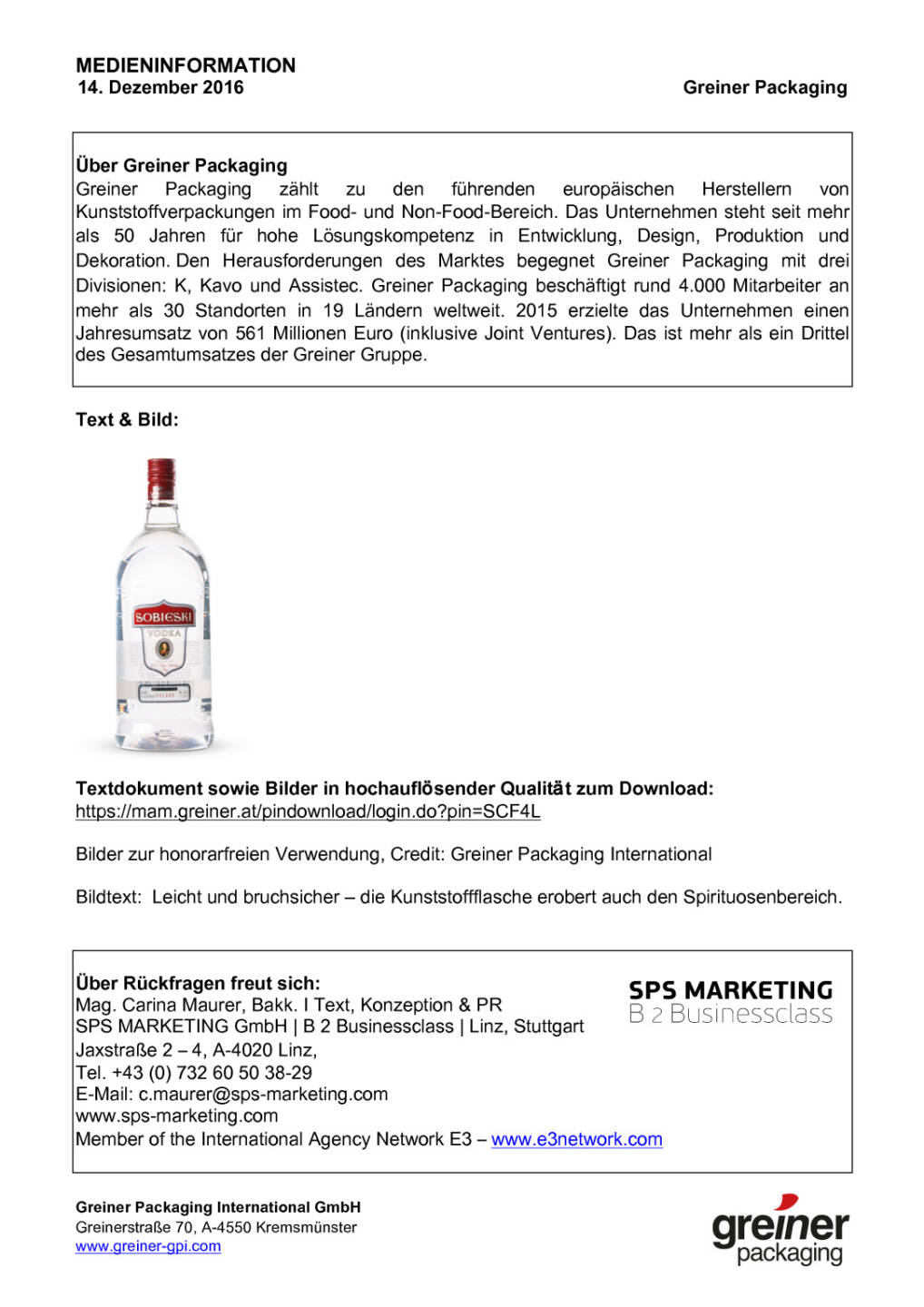 Greiner Packaging: Vodka in der Kunststoffflasche, Seite 2/2, komplettes Dokument unter http://boerse-social.com/static/uploads/file_2017_greiner_packaging_vodka_in_der_kunststoffflasche.pdf