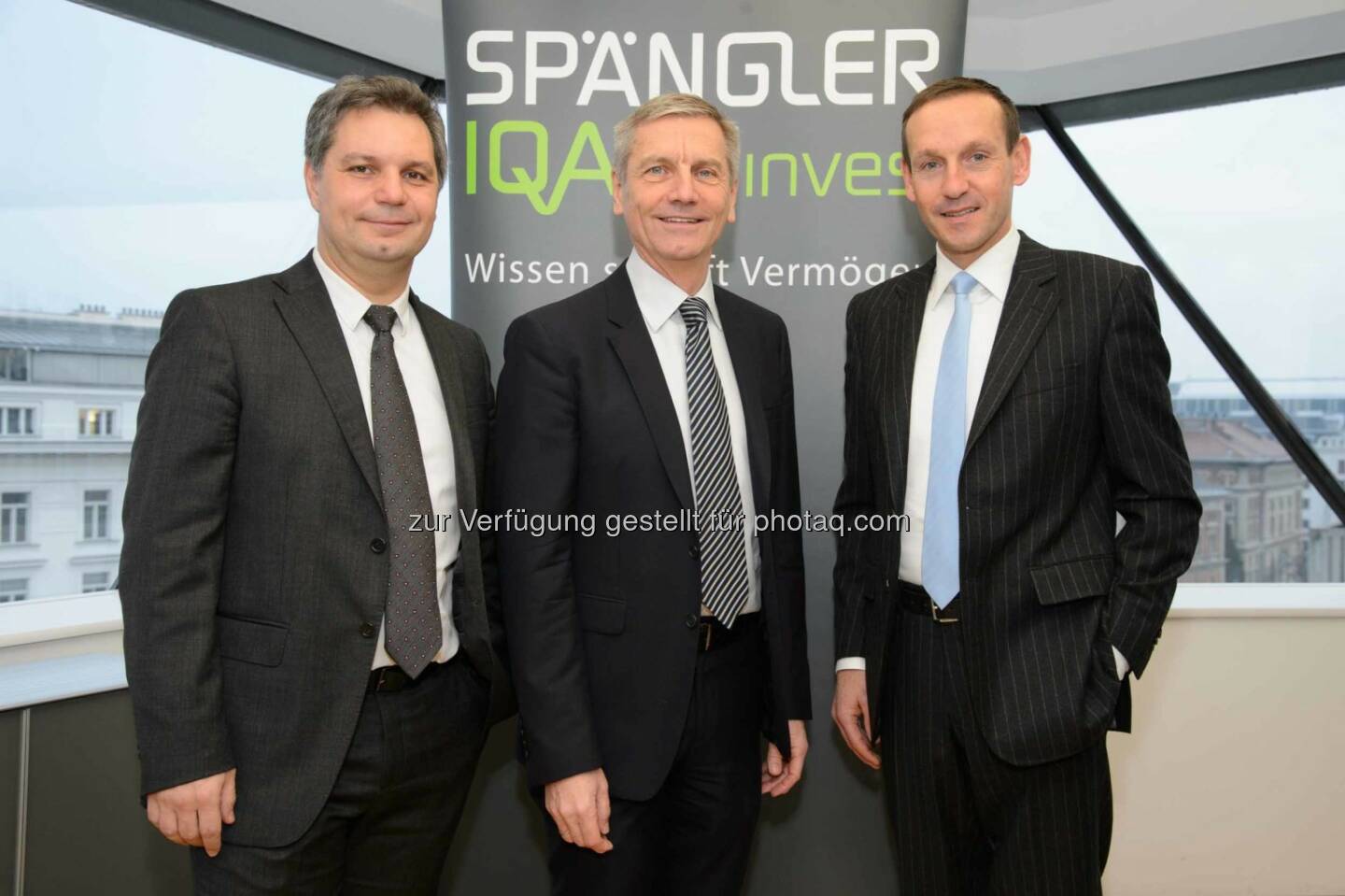 Thomas Steinberger, CIO, Josef Zechner und Markus Ploner (alle Spängler Iqam Invest): Spänger-Iqam: Pressekonferenz zum Marktausblick 2017 (C) Spängler Iqam Invest