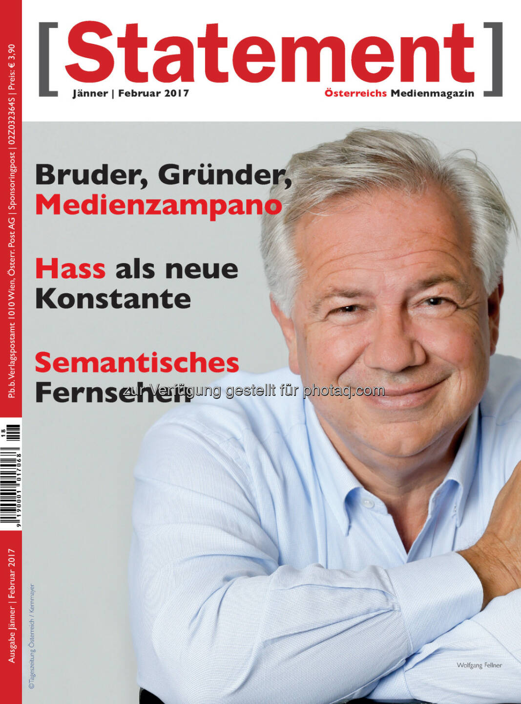 Wolfgang Fellner, Österreichischer Journalisten Club: Journalismus an den Grenzen (Bild: Tageszeitung Österreich/Kernmayer)