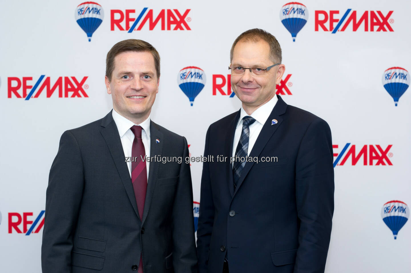 Bernhard Reikersdorfer, Geschäftsführung Remax Austria und Anton Nenning, Managing Director Remax Austria - Remax: Immobilienmarkt 2017: Preise in Ballungszentren steigen spürbar (Bild: RE/MAX/APA-Fotoservice/Hörmandinger)