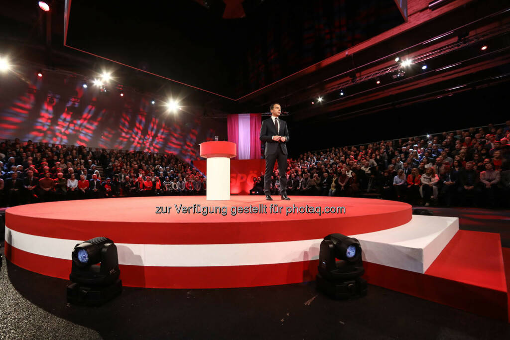 Rede von Christian Kern (SPÖ) in der Messehalle in Wels (Bild: SPÖ), © SPÖ Presse und Kommunikation (13.01.2017) 