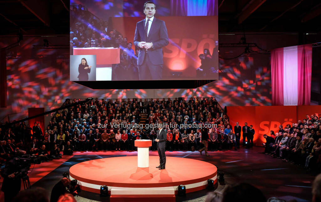 Rede von Christian Kern (SPÖ) in der Messehalle in Wels (Bild: SPÖ), © SPÖ Presse und Kommunikation (13.01.2017) 