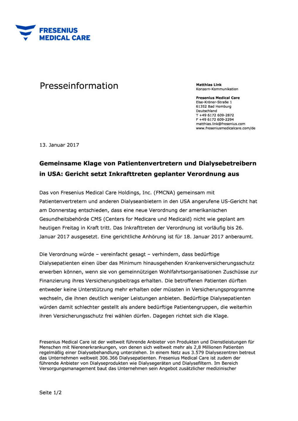 FMC: Gericht setzt Inkrafttreten geplanter Verordnung aus, Seite 1/2, komplettes Dokument unter http://boerse-social.com/static/uploads/file_2056_fmc_gericht_setzt_inkrafttreten_geplanter_verordnung_aus.pdf