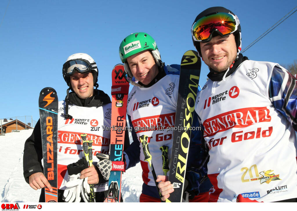 Ski for Gold Charity Race. Image shows Mario Matt, Manfred Pranger and Reinfried Herbst. Photo: GEPA pictures/ Harald Steiner (26.01.2017) 