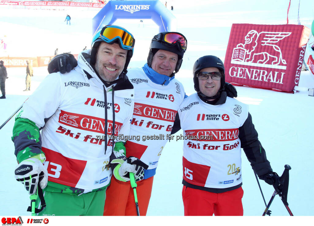 Ski for Gold Charity Race. Image shows Michael Kummerer, Herwig Straka and Christian Scheuch. Photo: GEPA pictures/ Harald Steiner (26.01.2017) 