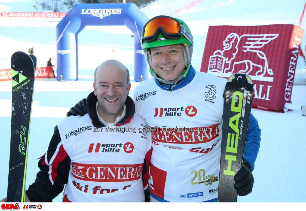 Ski for Gold Charity Race. Image shows Andy Lee Lang and Alex Kristan. Photo: GEPA pictures/ Harald Steiner (26.01.2017) 