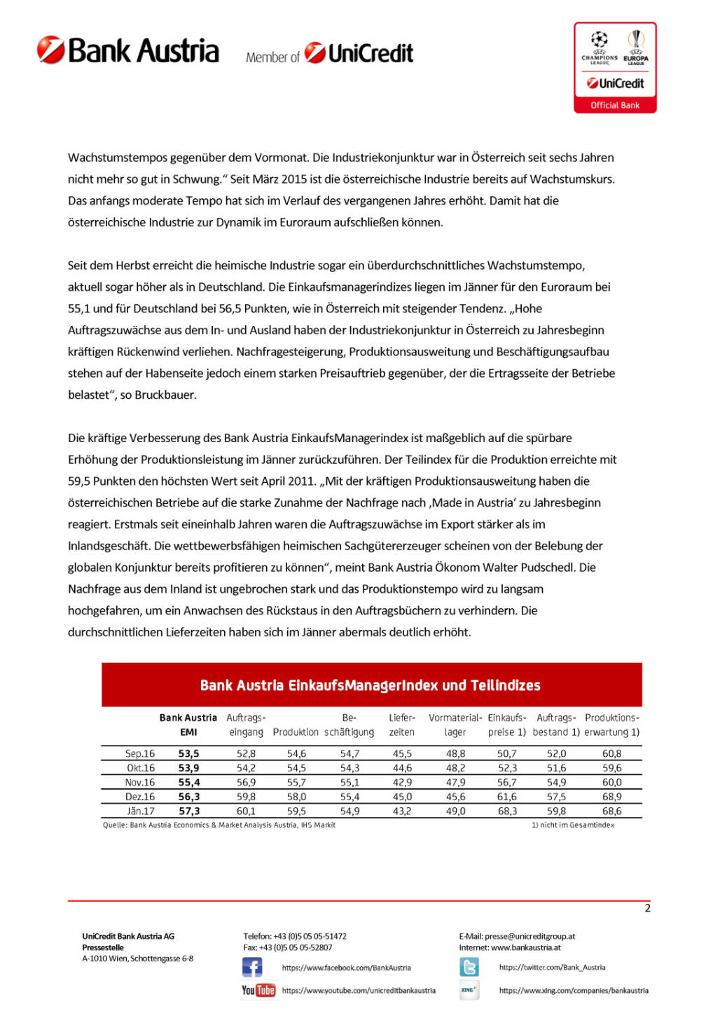 Traumstart der österreichischen Industrie ins Jahr 2017, Seite 2/4, komplettes Dokument unter http://boerse-social.com/static/uploads/file_2077_traumstart_der_osterreichischen_industrie_ins_jahr_2017.pdf