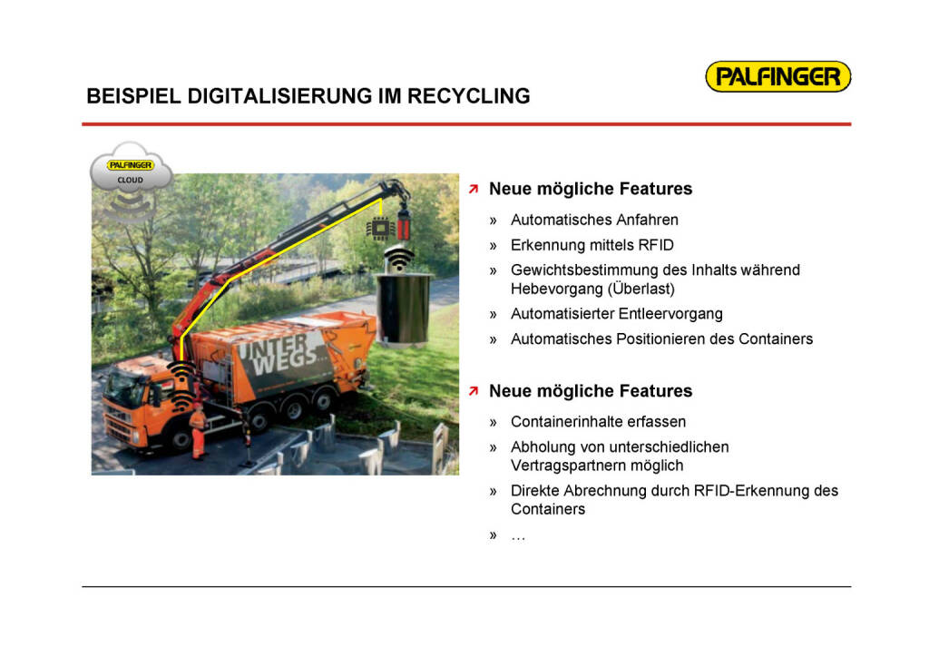 Palfinger - Digitalisierung im Recycling (01.02.2017) 