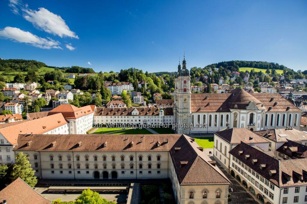 Stiftsbezirk St.Gallen UNESCO Weltkulturerbe - Schweiz Tourismus: Mehr als Wurst und Weltkulturerbe (Fotocredit: St.Gallen-Bodensee Tourismus), © Aussender (16.02.2017) 