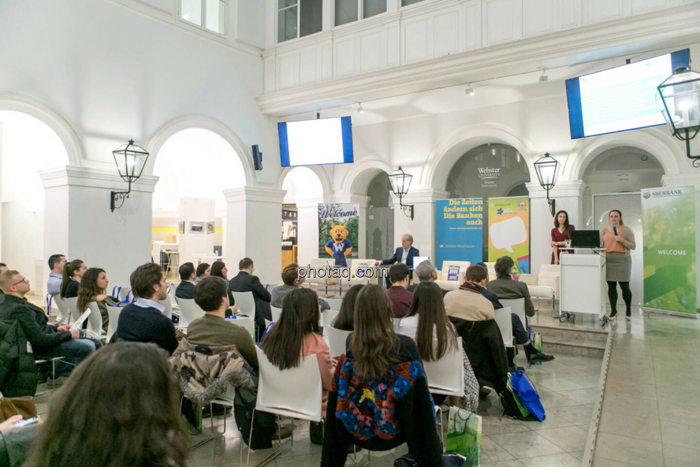 Linda Michalech (Sberbank), Anja Soffa (Sberbank) Webster University 