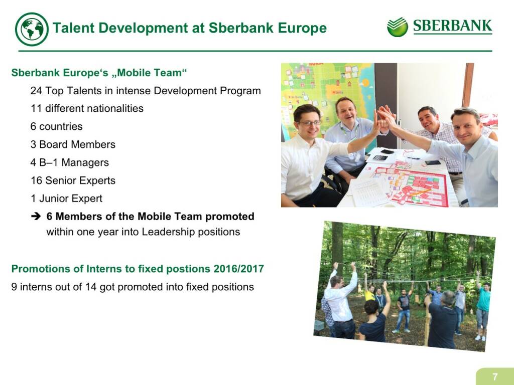 Sberbank Europe - Talent Development (17.02.2017) 