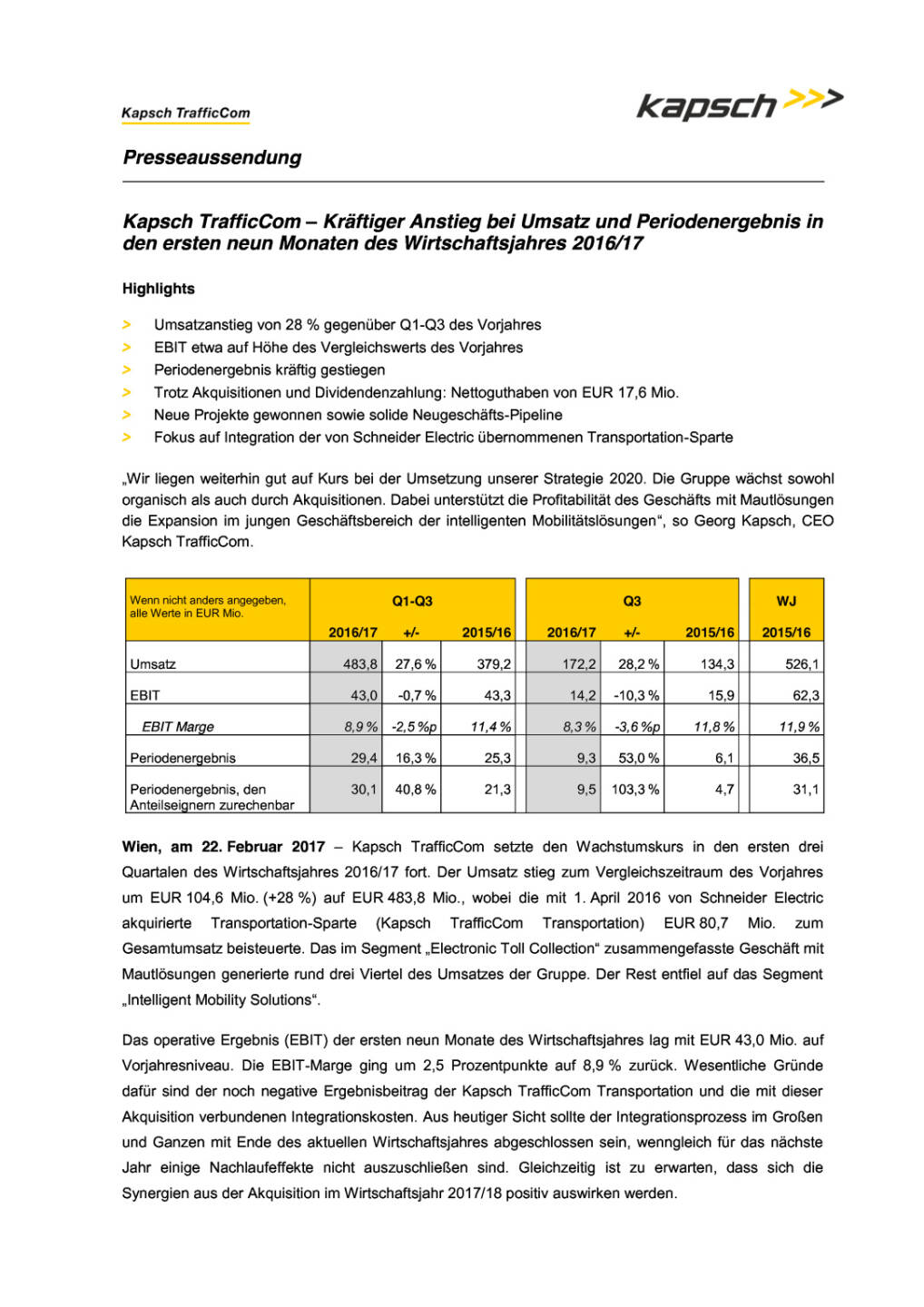 Kapsch: Geschäftsjahr 2016, Seite 1/3, komplettes Dokument unter http://boerse-social.com/static/uploads/file_2123_kapsch_geschaftsjahr_2016.pdf