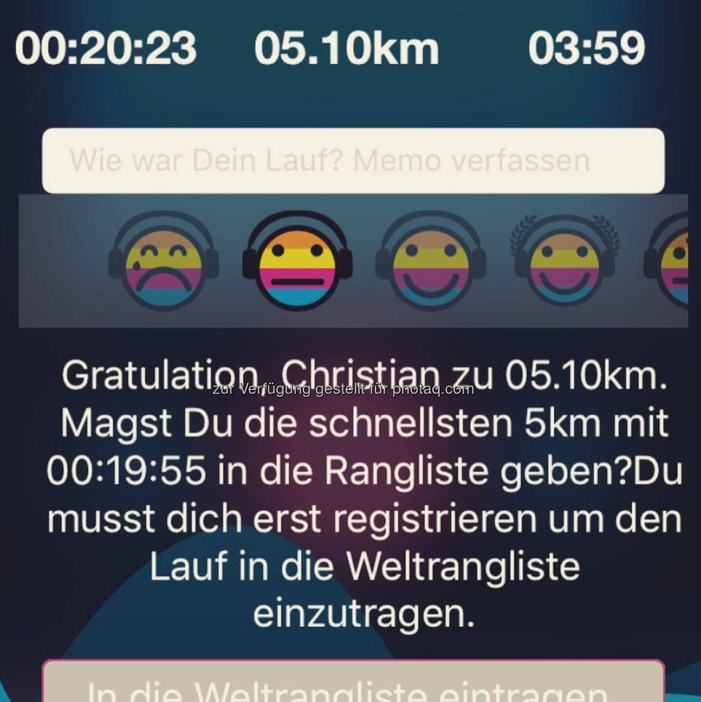 Zwischenstopp 5k in 19:55