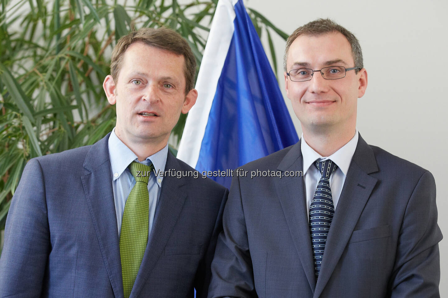 Marc Fähndrich, Jozef Vasak (Wirtschaftspolitische Berater, Vertretung der EU-Kommission in Österreich) - Vertretung der EU-Kommission in Österreich: EU-Kommission: Länderbericht zeigt Reformbedarf in Österreich auf (Fotocredit: Vertretung der Europäischen Kommission in Österreich/APA-Fotoservice)